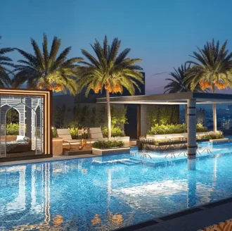 Swimming pool at the roof top